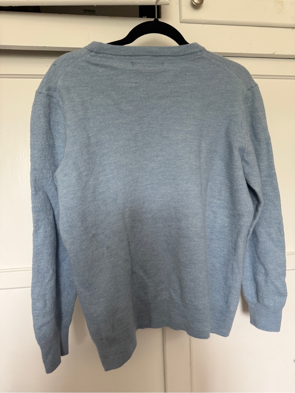 Christian Lacroix Light Blue Crewneck Merino Wool Sweater - Picture 4 of 5